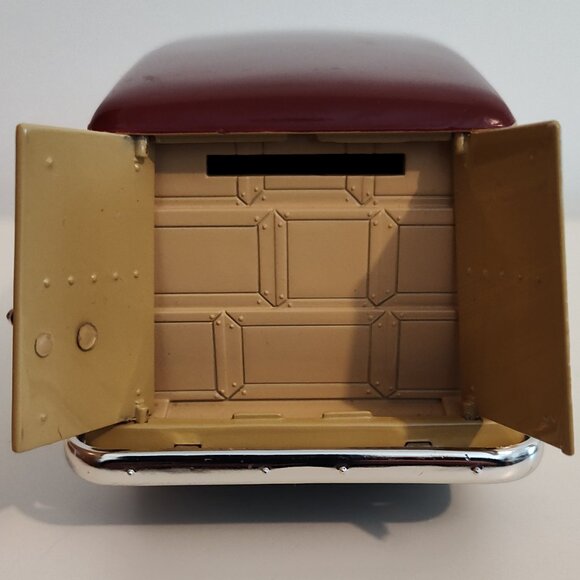Liberty Classics 1953 Jeep-Willys panel delivery van locking coin bank, EUC - Picture 5 of 8